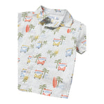 Mayoral Camicia Mezza Manica Fantasia A Righe per Neonato 1112 BIANCO MAYORAL 