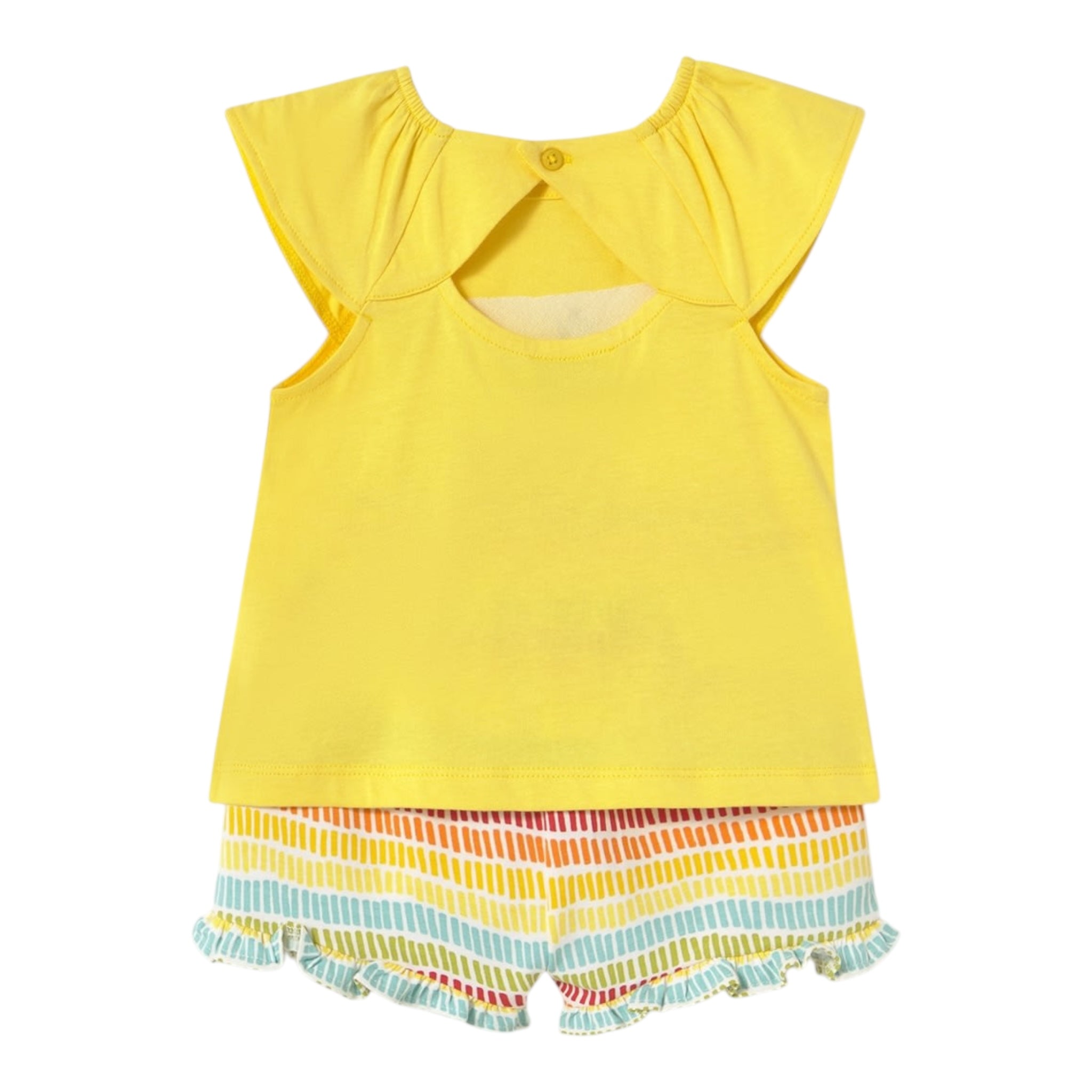 Mayoral Completo 2 Pezzi T-Shirt-Short per Neonata 1233 GIALLO MAYORAL 