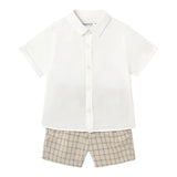 Mayoral Completo 2 Pezzi Camicia-Bermuda per Neonato 1251 BIANCO MAYORAL 