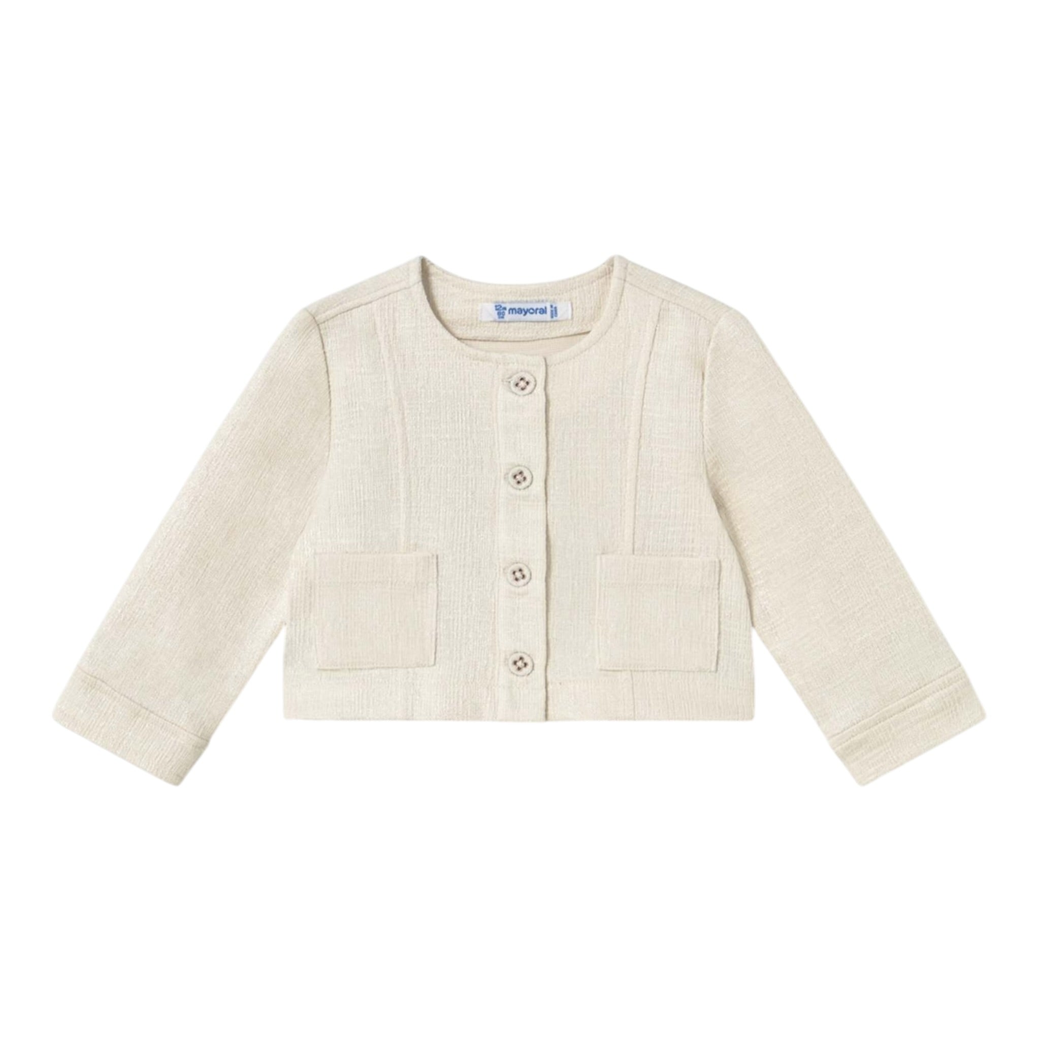 Mayoral Coprispalle tinta unita Beige per Bambina 1460J BEIGE MAYORAL 