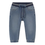 Mayoral Jeans Tinta Unita con Elastico In Vita per Neonato 1583X AZZURRO MAYORAL 