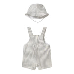 Mayoral Completo 2 Pezzi Salopette-Cappello per Neonato 1601X BIANCO MAYORAL 