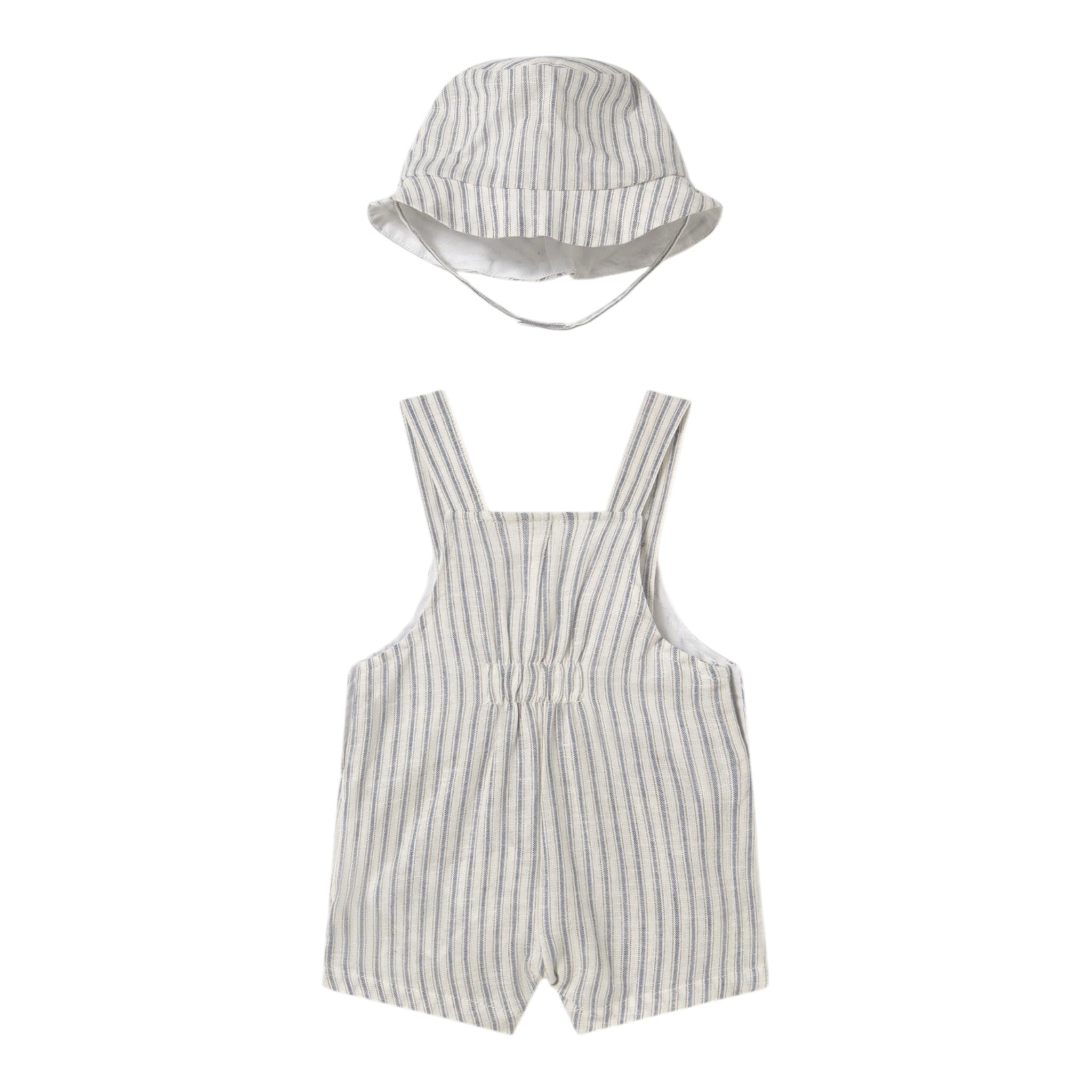 Mayoral Completo 2 Pezzi Salopette-Cappello per Neonato 1601X BIANCO MAYORAL 