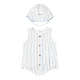 Mayoral Completo 2 Pezzi Pagliaccetto-Cappello per Neonato 16033 BIANCO MAYORAL 