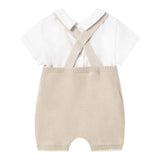Mayoral Completo 2 Pezzi T-Shirt-Pagliaccetto per Neonato 1607X BEIGE MAYORAL 