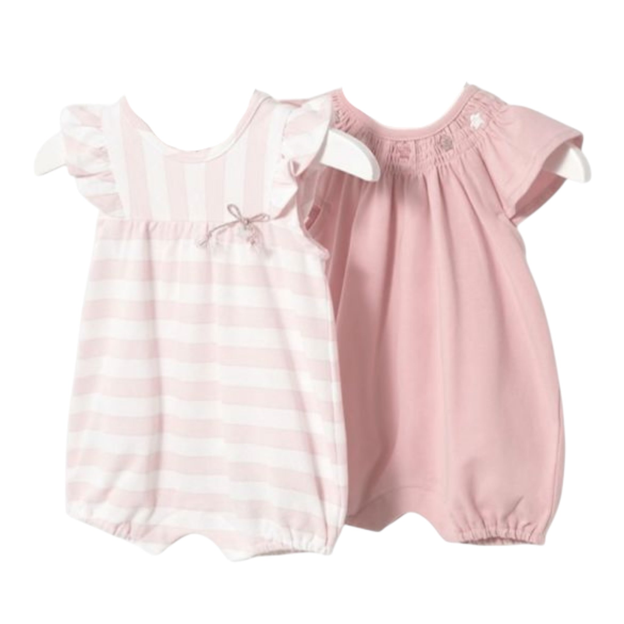 Mayoral Set 2 Pagliaccetti Bicolore per Neonata 1749XX ROSA/PANNA MAYORAL 