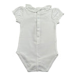 Mayoral Body Mezza Manica Tinta Unita con Colletto per Neonata 1757 BIANCO MAYORAL 