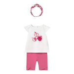 Mayoral Completo 3 Pezzi Canotte-Leggins-Fascia Capelli per Neonata 1763 BIANCO MAYORAL 