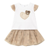 Mayoral Completo 2 Pezzi Canotte-Gonna per Neonata 1874 BIANCO MAYORAL 