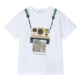 Mayoral T-Shirt Girocollo tinta unita Bianco per Bambino 3044X BIANCO MAYORAL 