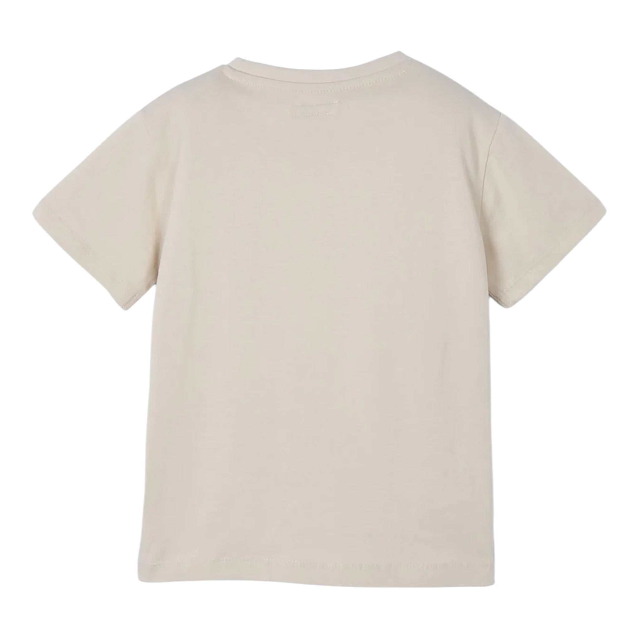 Mayoral T-Shirt Girocollo Tinta Unita con Stampa per Bambino 30455 BEIGE MAYORAL 