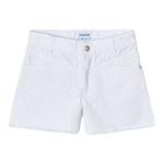 Mayoral Short Tinta Unita con Applicazioni per Neonata 3205N BIANCO MAYORAL 