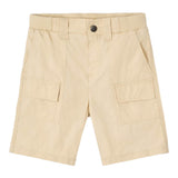 Mayoral Bermuda tinta unita con Elastico In Vita Beige per Bambino 3223 BEIGE MAYORAL 