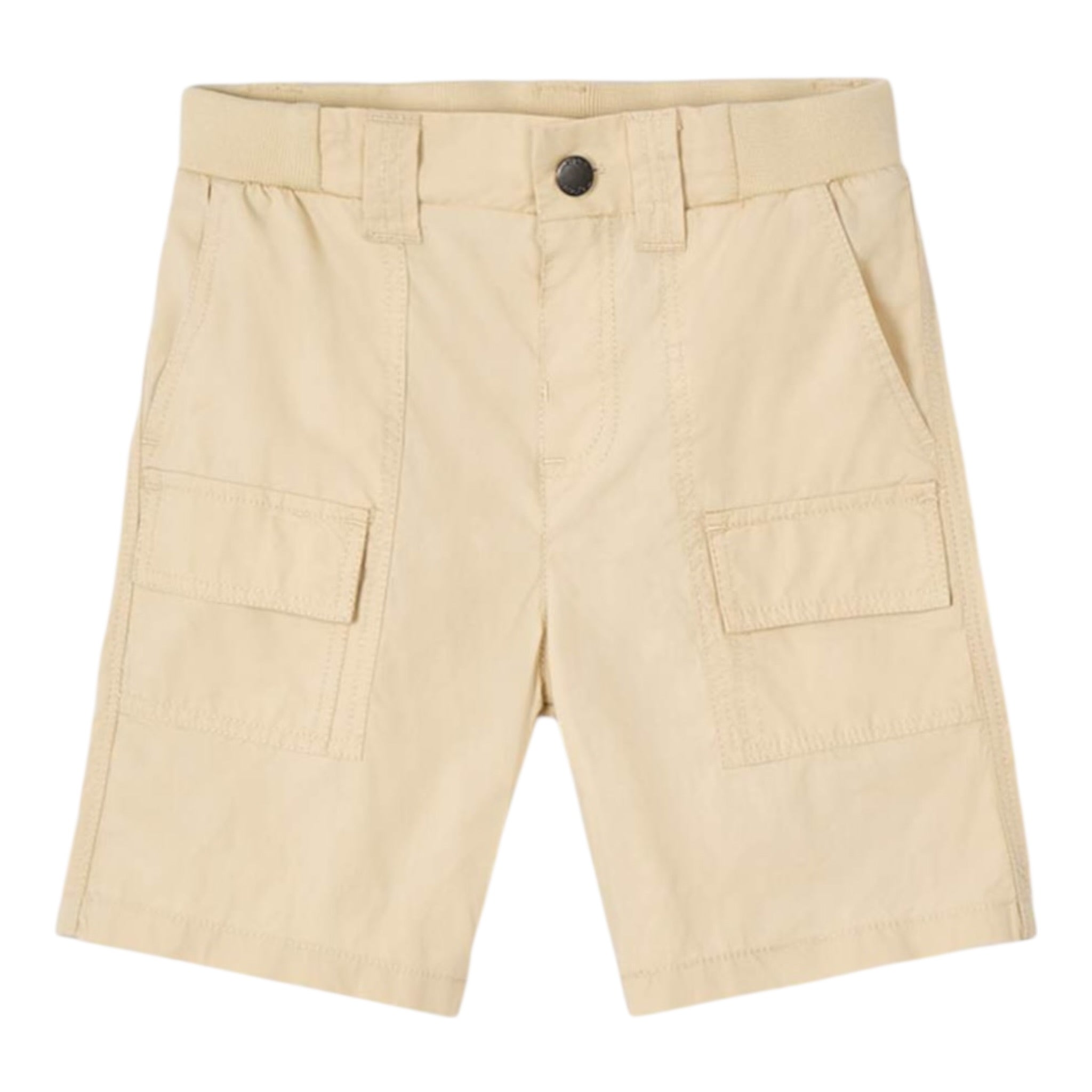 Mayoral Bermuda tinta unita con Elastico In Vita Beige per Bambino 3223 BEIGE MAYORAL 