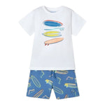 Mayoral Completo 2 Pezzi T-Shirt-Bermuda per Bambino 360444 BIANCO MAYORAL 