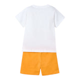 Mayoral Completo 2 Pezzi T-Shirt-Bermuda Bicolore per Bambino 3607 BIANCO/ARANCIONE MAYORAL 