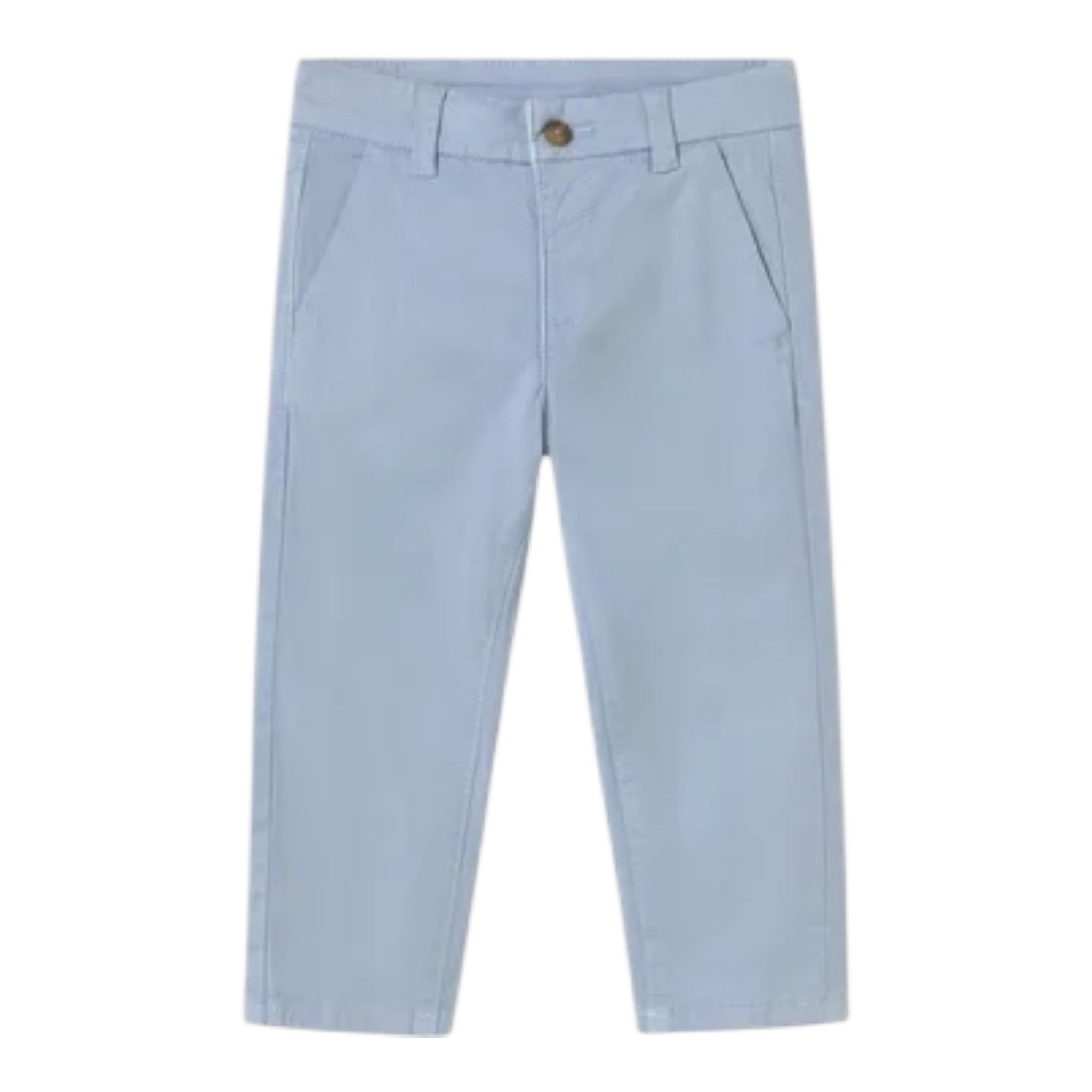 Mayoral Pantalone Tinta Unita con Girovita Regolabile per Bambino 522J AZZURRO MAYORAL 