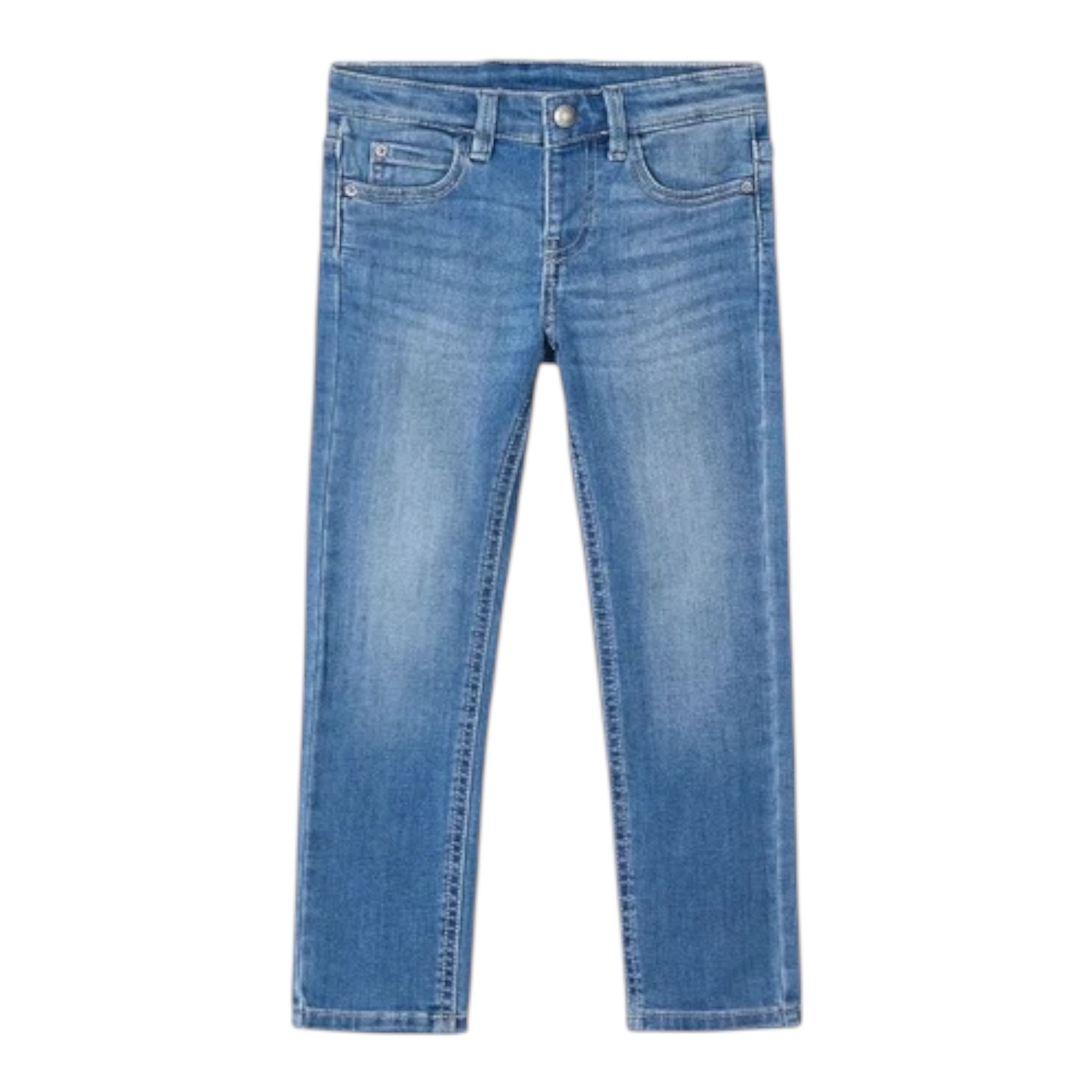 Mayoral Jeans Tinta Unita con Girovita Regolabile per Bambino 5515 BLU MAYORAL 