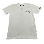 Mcu T-Shirt Girocollo tinta unita con Stampa Bianco per Bambina MCU0121 BIANCO MCU 