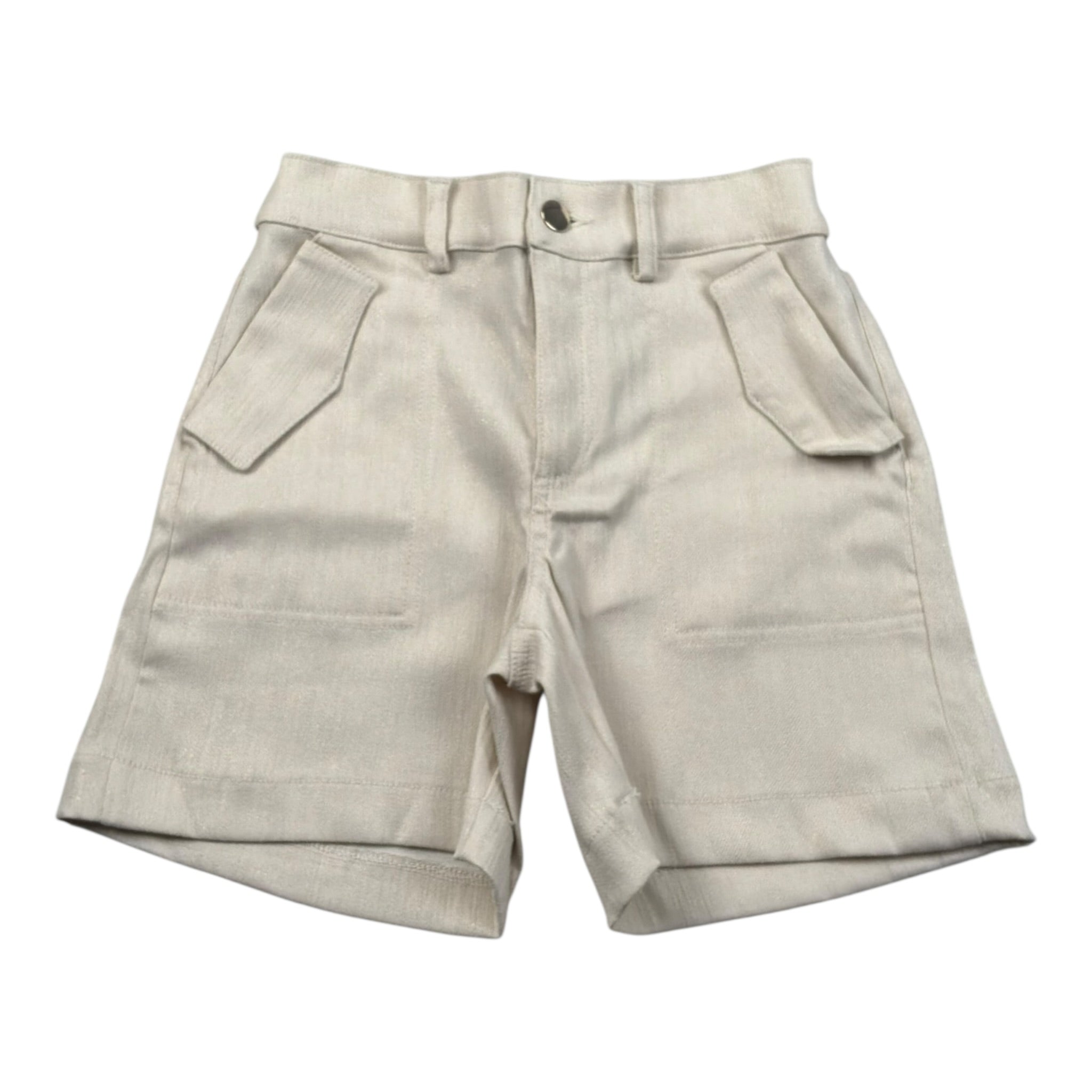 Meilisa Bai Short tinta unita con Elastico In Vita Beige per Bambina FL6379 BEIGE MEILISA BAI 