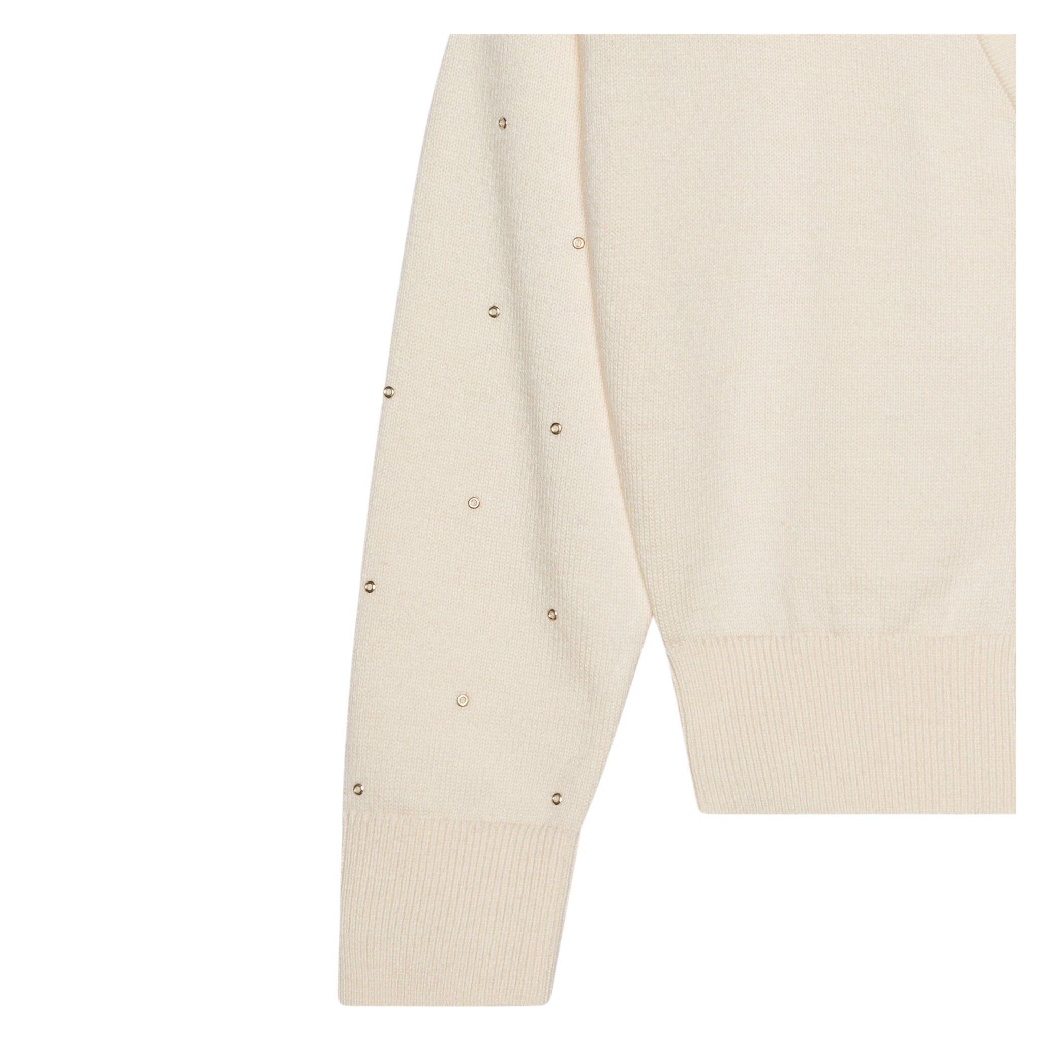 Michael Kors Cardigan Tinta Unita con Applicazioni per Bambina R30280 PANNA MICHAEL KORS 