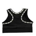 Michael Kors Top Tinta Unita con Contrasti per Bambina R30323 NERO MICHAEL KORS 
