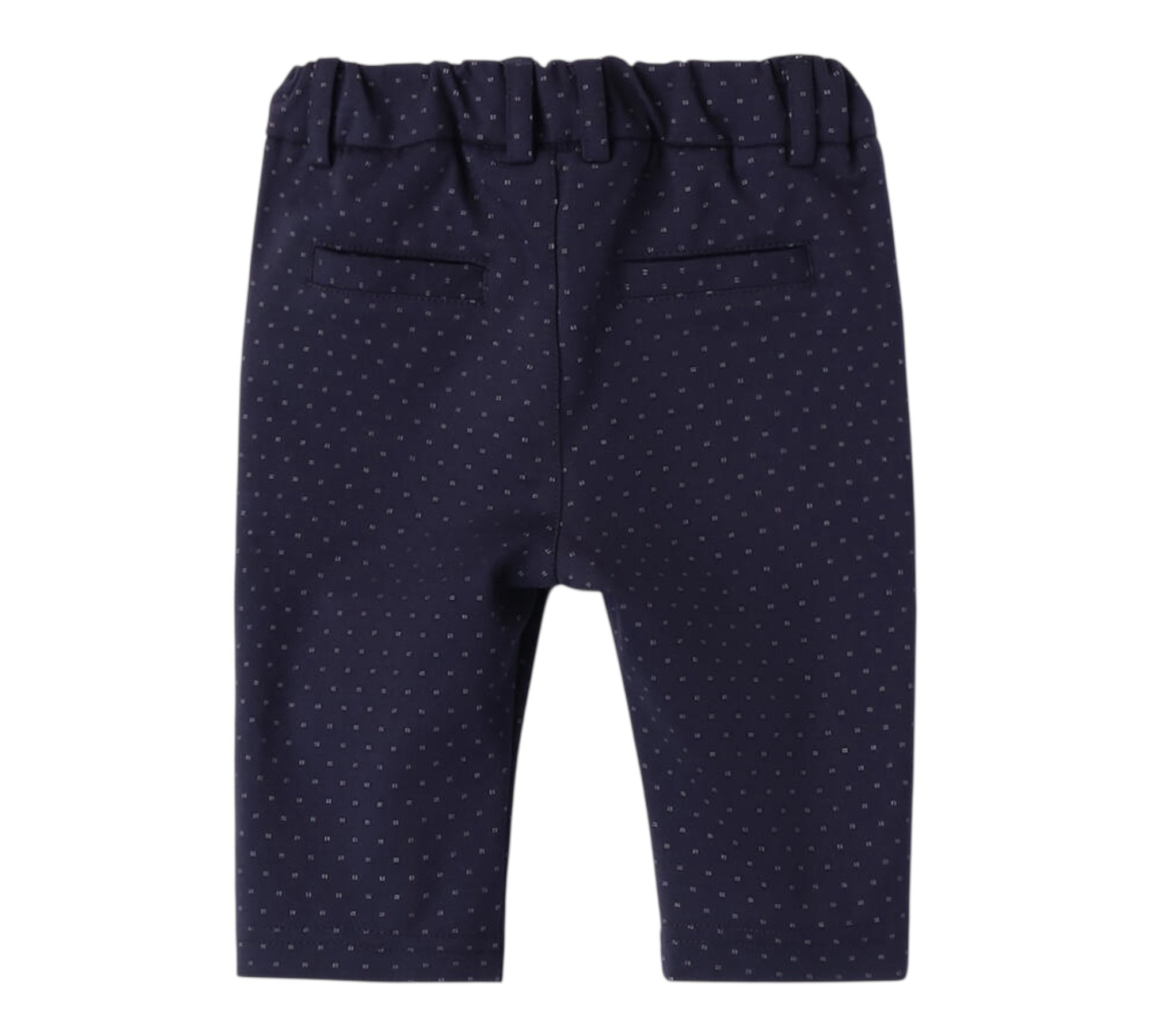 Minibanda Pantalone Tinta Unita con Elastico In Vita per Neonato 3B622 BLU MINIBANDA 