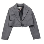 Miss Blumarine Giacca Tinta Unita per Neonata 3141J1227 GRIGIO MISS BLUMARINE 