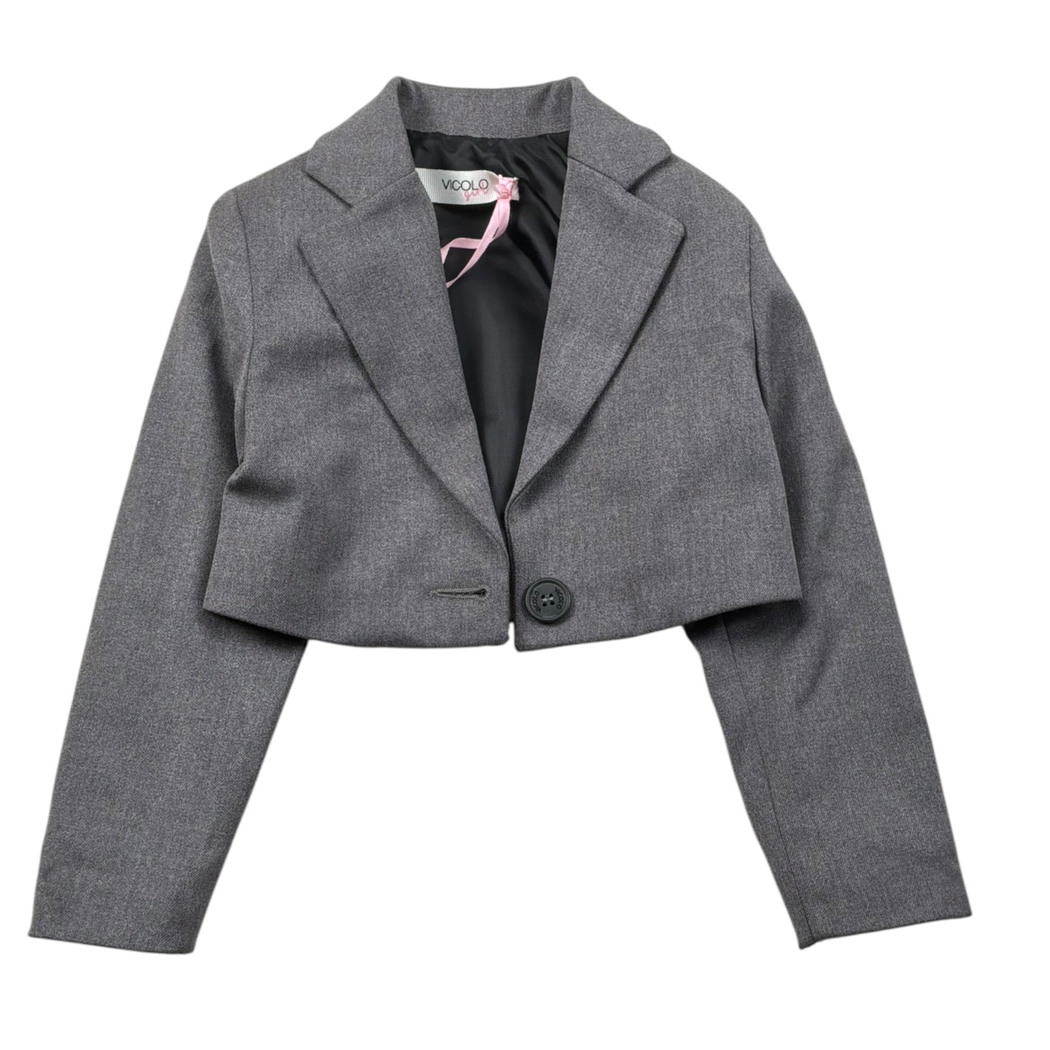Miss Blumarine Giacca Tinta Unita per Neonata 3141J1227 GRIGIO MISS BLUMARINE 
