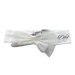 Miss Blumarine Fascia Tinta Unita con Fiocco per Neonata IA3124 BIANCO MISS BLUMARINE 
