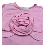 Miss Grant T-Shirt Girocollo tinta unita Rosa per Bambina MG0733 ROSA MISS GRANT 