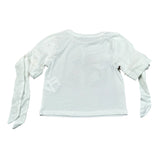 Miss Grant T-Shirt Girocollo tinta unita con Stampa Bianco per Neonata MG1317N BIANCO MISS GRANT 