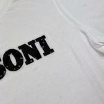Missoni T-Shirt Girocollo Tinta Unita con Paillettes per Bambina MV8A11 BIANCO MISSONI 