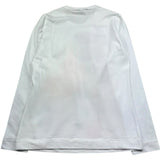 Monnalisa Shirt Girocollo Tinta Unita con Stampa per Bambina 113605A2 BIANCO MONNALISA 