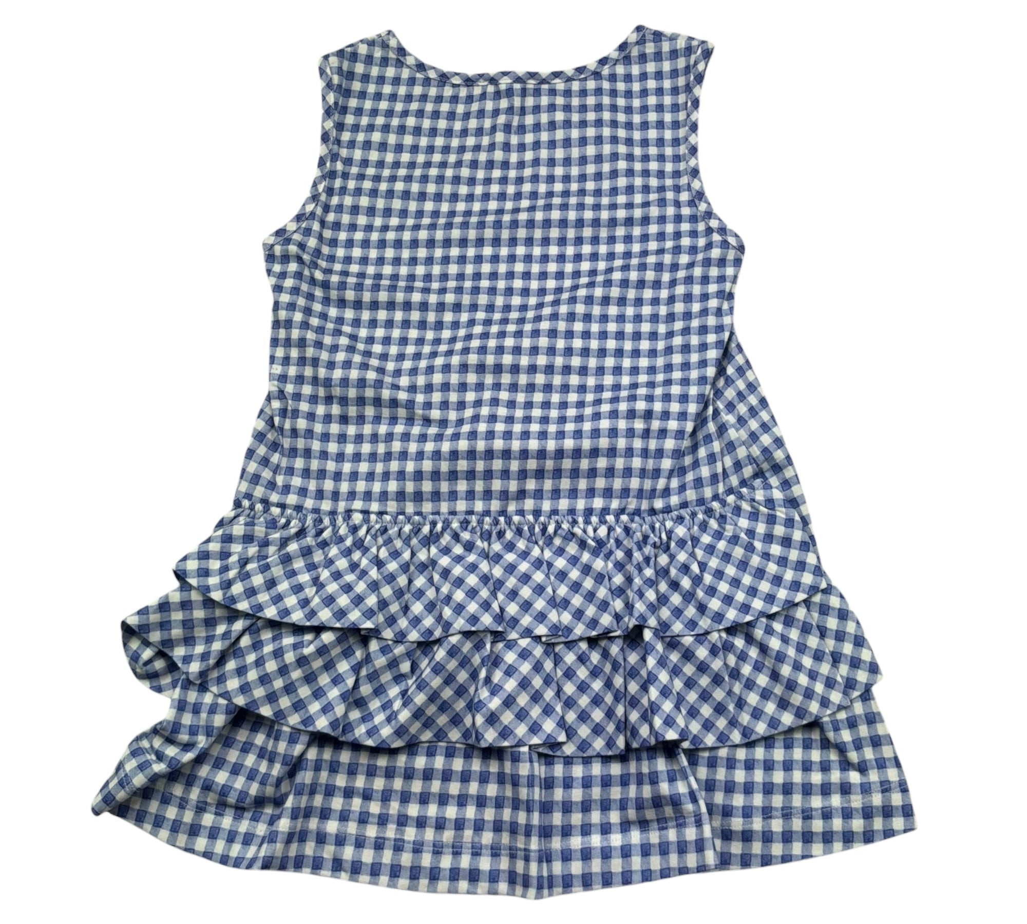 Monnalisa Canotta Fantasia Quadretti per Bambina 1136P8A2 BLU MONNALISA 