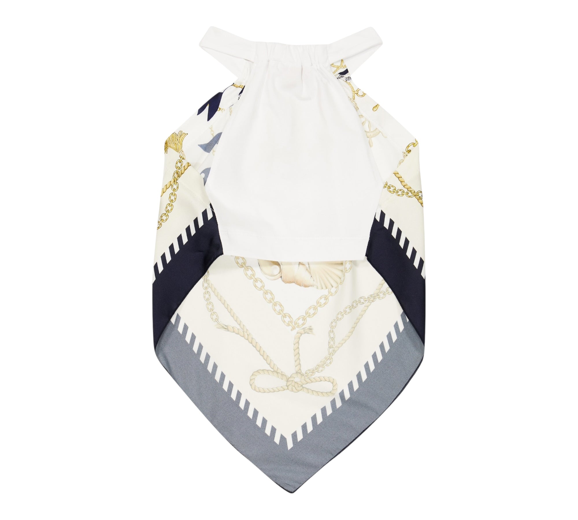Monnalisa Completo 2 Pezzi Top-Short Stampa Fantasia per Bambina 11A419 BIANCO MONNALISA 