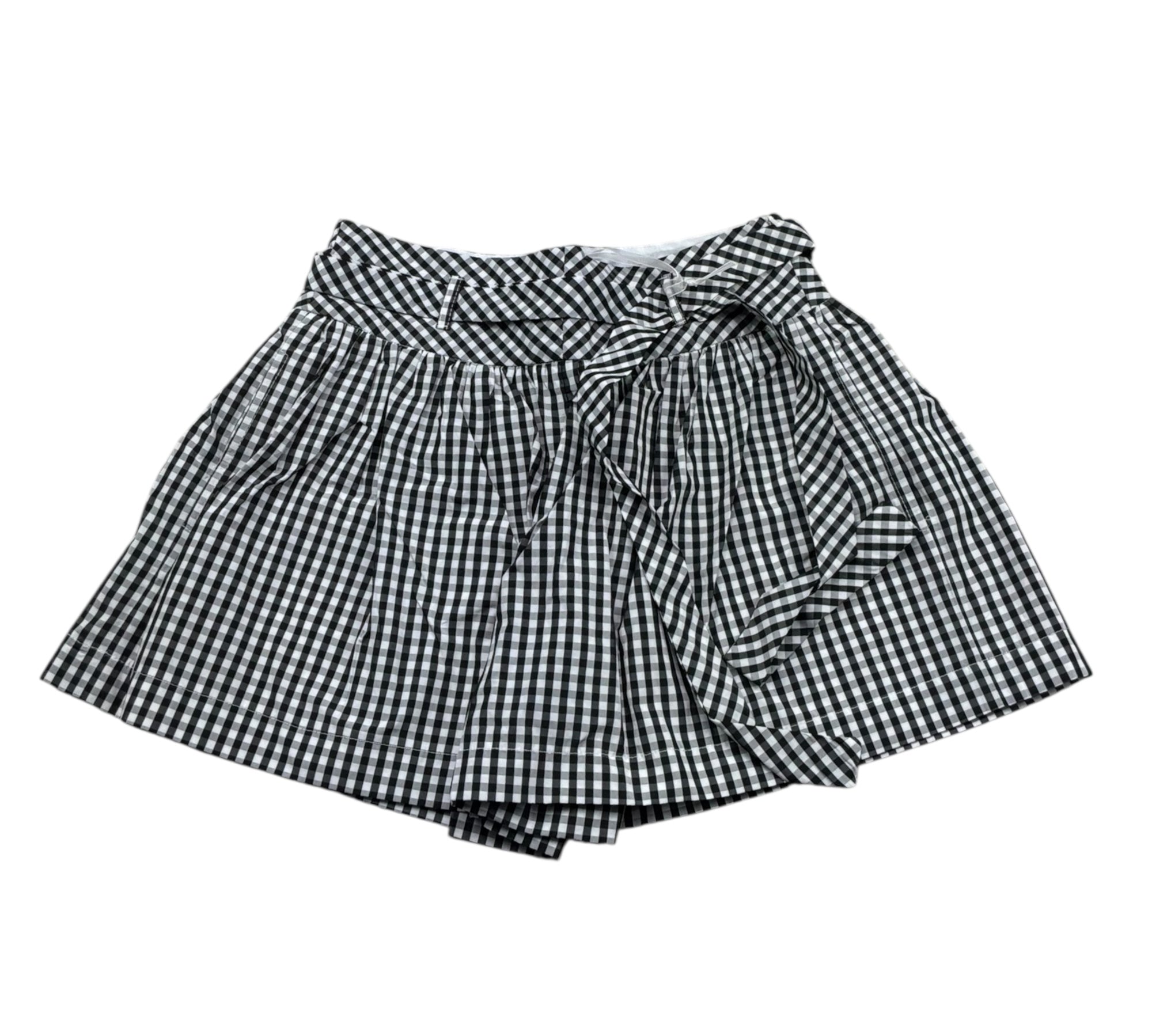 Monnalisa Short Fantasia Quadretti Bicolore per Bambina 177404 BIANCO/NERO MONNALISA 