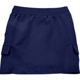 Monnalisa Gonna Tinta Unita con Elastico In Vita per Bambina 17E700 BLU MONNALISA 