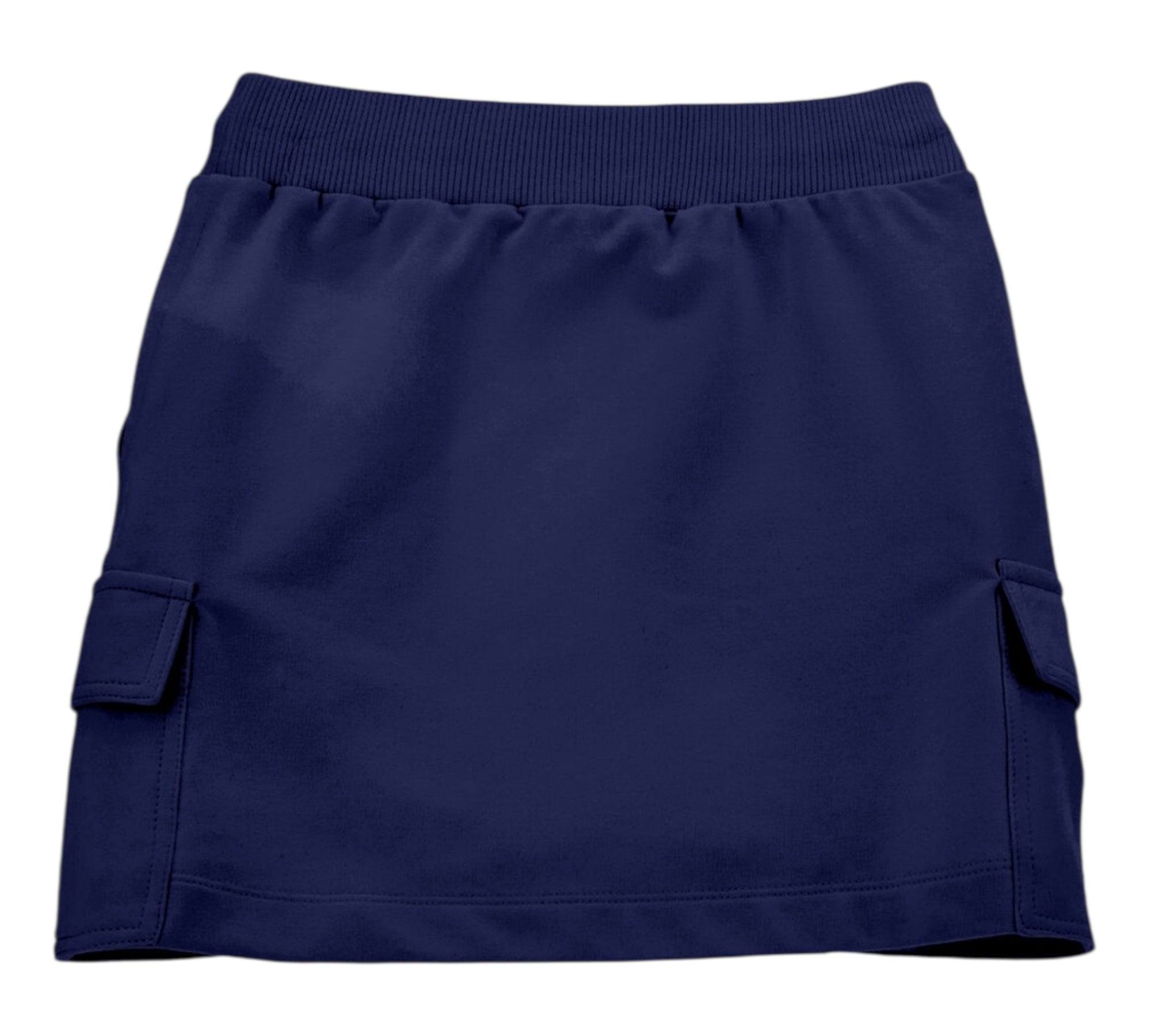 Monnalisa Gonna Tinta Unita con Elastico In Vita per Bambina 17E700 BLU MONNALISA 