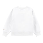 Monnalisa Felpa Tinta Unita Girocollo con Stampa per Neonata 19C601N BIANCO MONNALISA 
