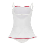 Monnalisa costumiTinta Unita con Stampa per Bambina 19E066 BIANCO MONNALISA 
