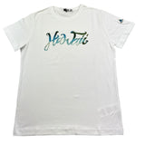 Monnalisa T-Shirt Girocollo Tinta Unita con Stampa per Bambino 253609 BIANCO MONNALISA 