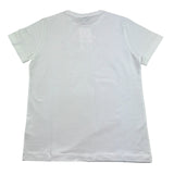 Monnalisa T-Shirt Girocollo Tinta Unita con Stampa per Bambino 253609 BIANCO MONNALISA 