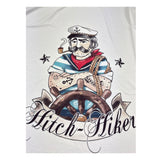 Monnalisa T-Shirt Girocollo Tinta Unita con Stampa per Bambino 257608SS BIANCO MONNALISA 