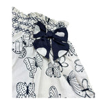 Monnalisa Gonna Tinta Unita con Stampe Farfalla per Neonata 311761 BIANCO MONNALISA 