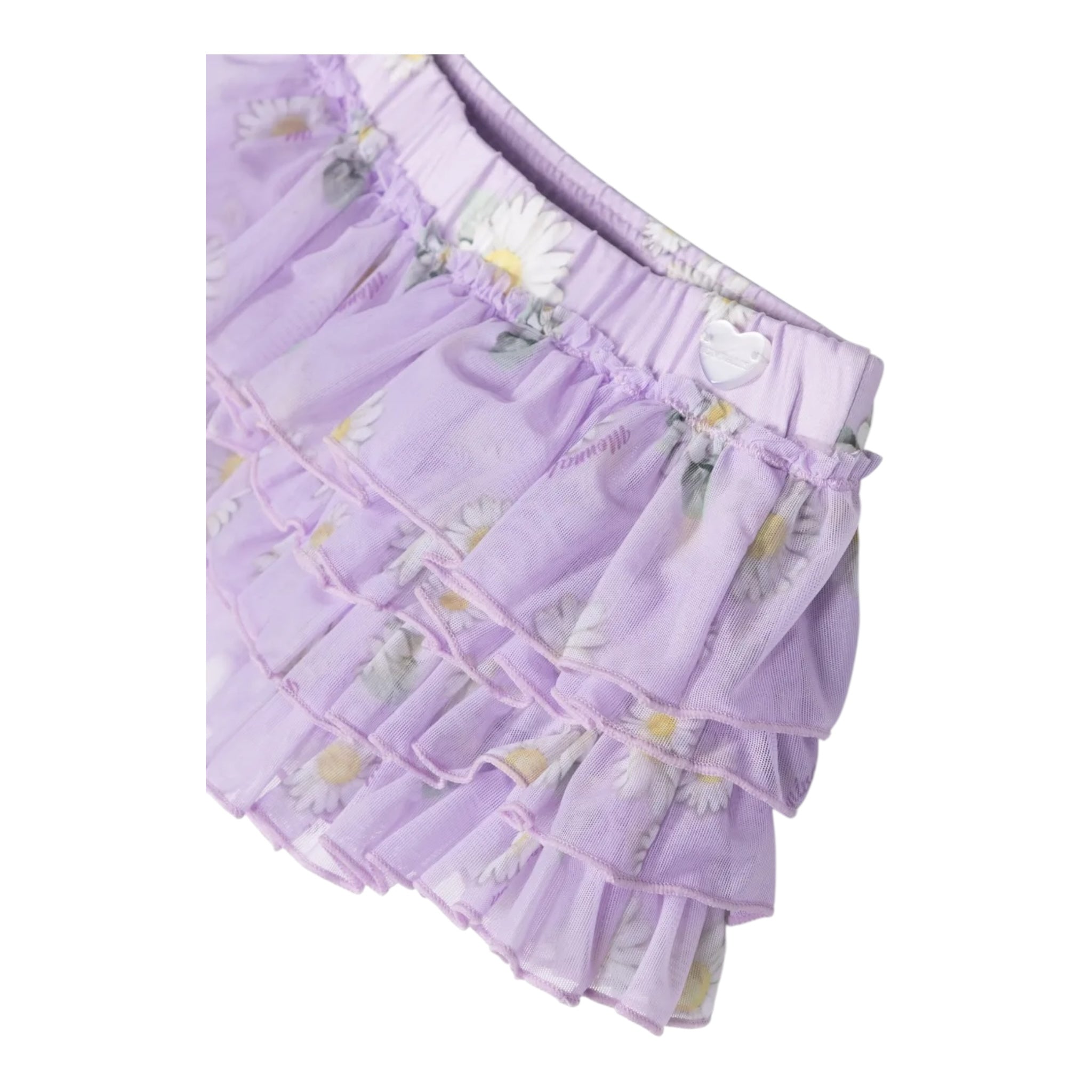 Monnalisa Set Gonna-Cuffia Tinta Unita per Neonata 39C051 LILLA MONNALISA 