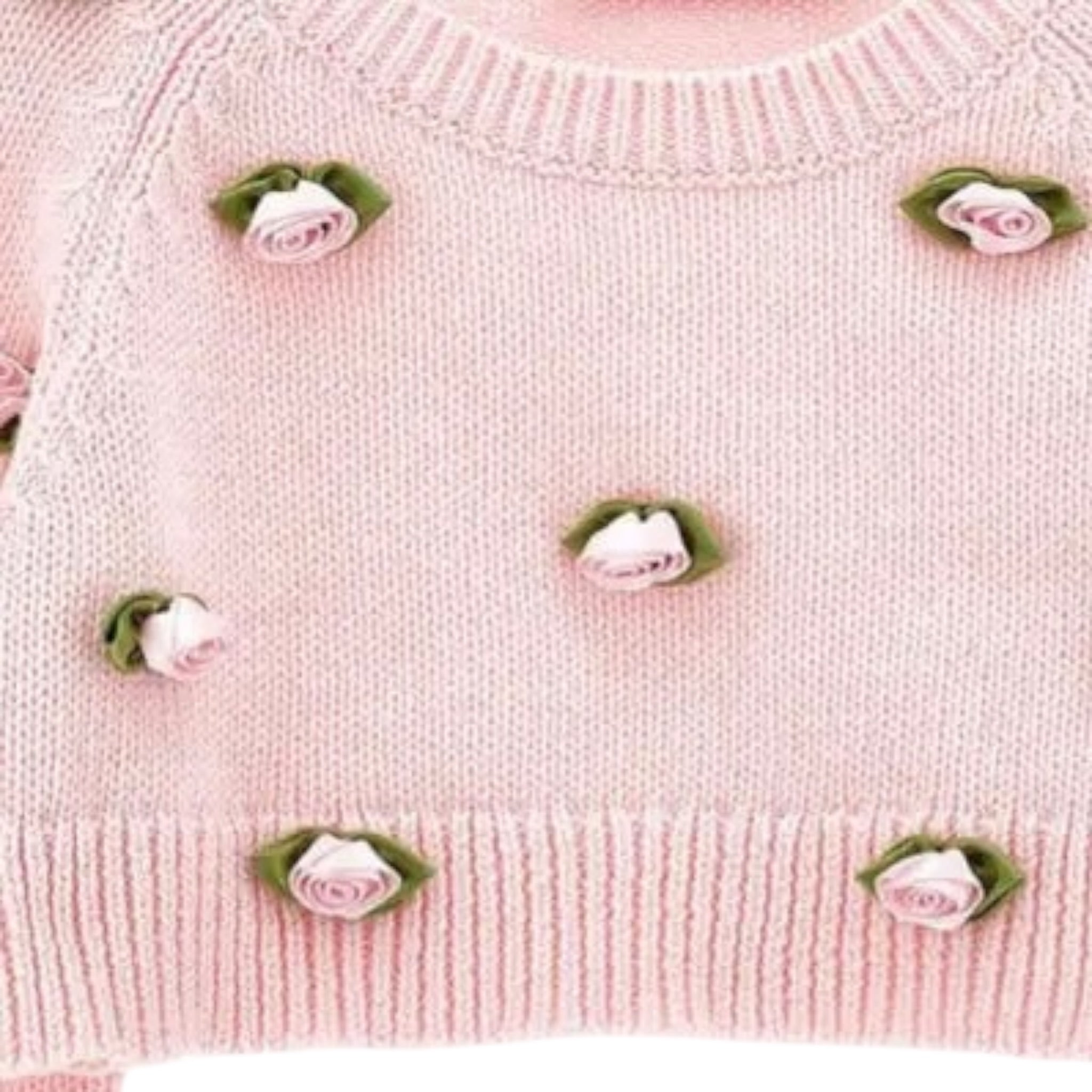Monnalisa Maglia Tinta Unita con Applicazioni per Neonata 39E606 ROSA MONNALISA 