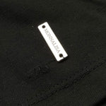Monnalisa t-shirt Tinta Unita con Cappuccio E Trasparenze per Bambina 41E611 NERO MONNALISA 