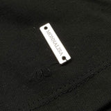 Monnalisa t-shirt Tinta Unita con Cappuccio E Trasparenze per Bambina 41E611 NERO MONNALISA 