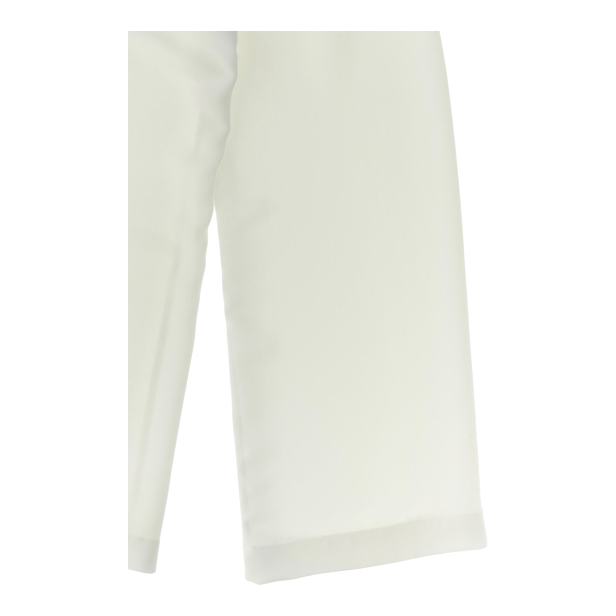 Monnalisa Pantalone Tinta Unita con Elastico In Vita per Bambina 71E401 BIANCO MONNALISA 
